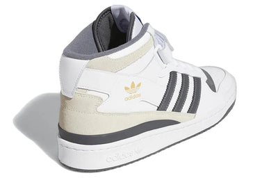 Men's adidas Originals Forum Mid Shoes (White / Grey Five)
