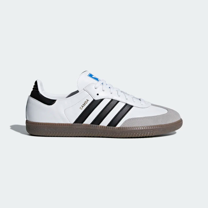 Adidas Samba OG Shoes-Cloud White / Core Black/ Clear Granite