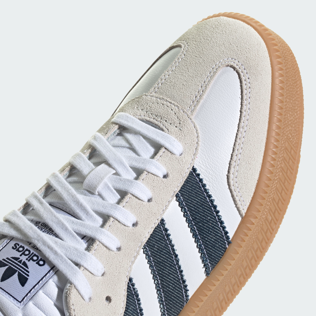adidas XLG Samba Men's Shoe - Cloud White / Night Indigo / Core White Active Athlete 88 adidas XLG Samba Men's Shoe - Cloud White / Night Indigo / Core White Active Athlete 88