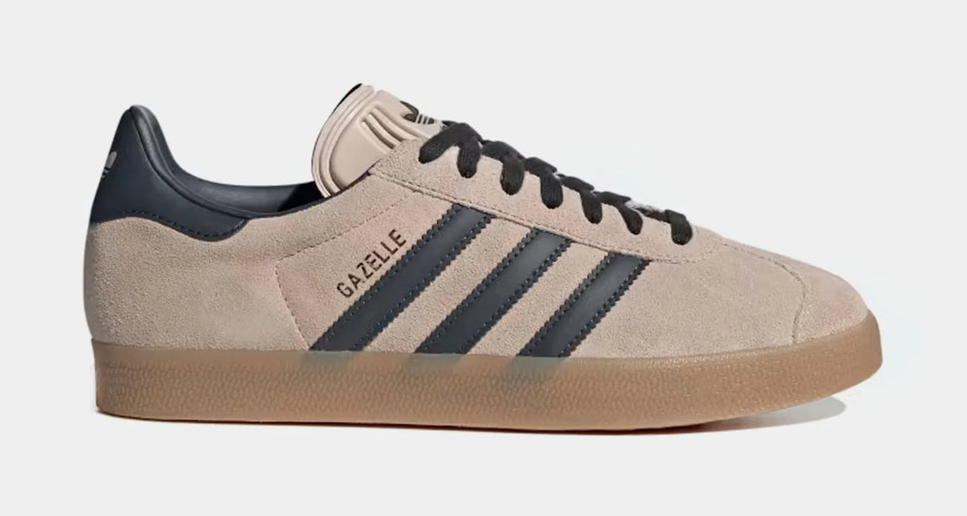 Adidas Gazelle Men's Lifestyle Shoe - Beige Black Active Athlete 88 Adidas Gazelle Men's Lifestyle Shoe - Beige Black Active Athlete 88