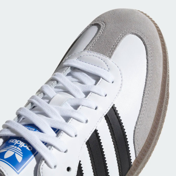 Adidas Samba OG Shoes-Cloud White / Core Black/ Clear Granite