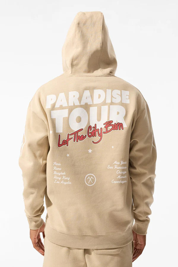 PARADISE TOUR HOODIE (SAND)