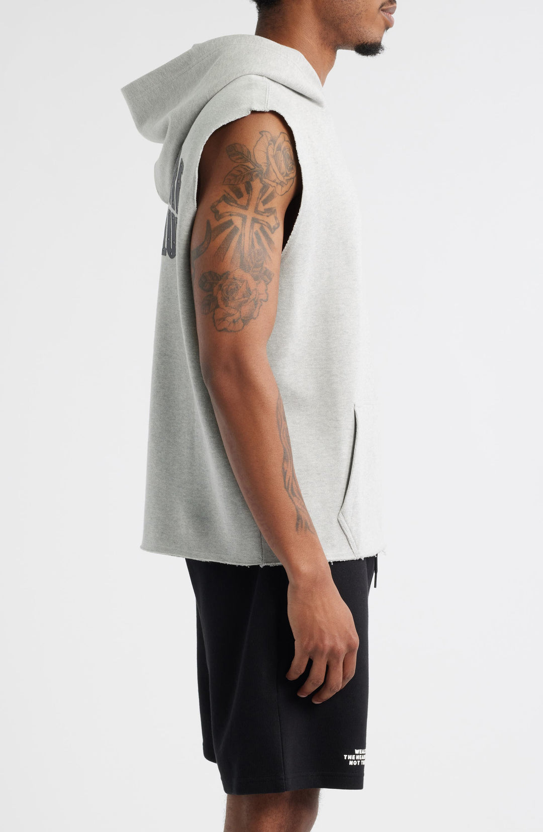 BB SPACE SLEEVELESS PULLOVER HOODIE