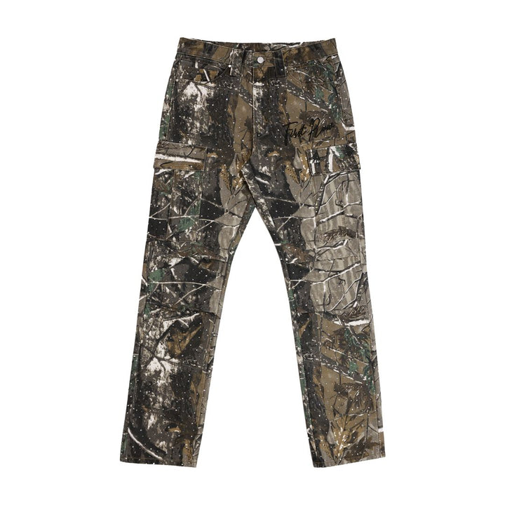 ALLOVER STUD CARGO PANTS