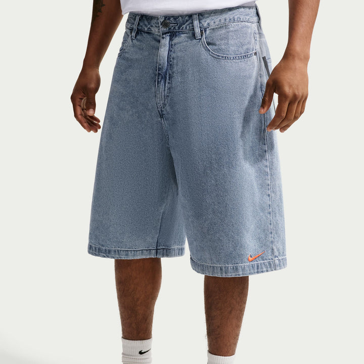 NIKE YOUR MESSAGE HERE INDIGO DENIM SHORTS