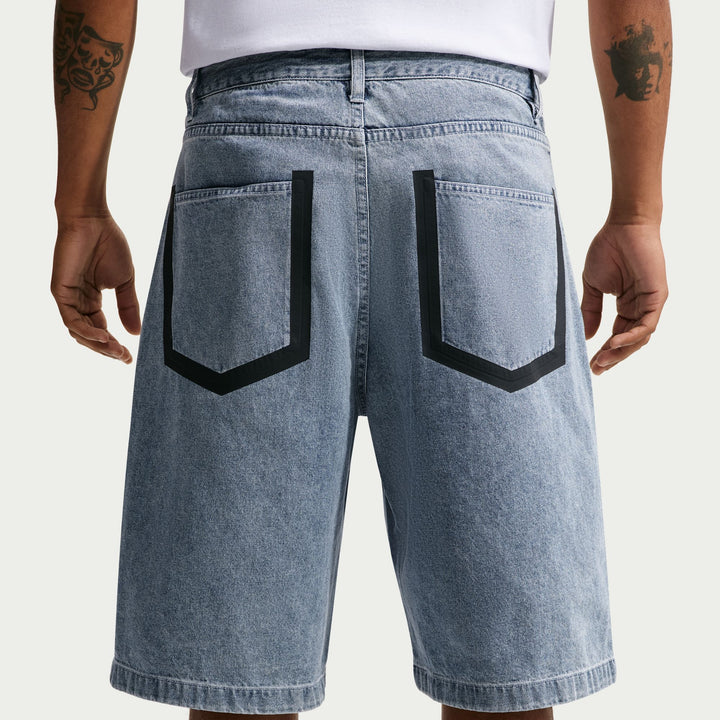 NIKE YOUR MESSAGE HERE INDIGO DENIM SHORTS