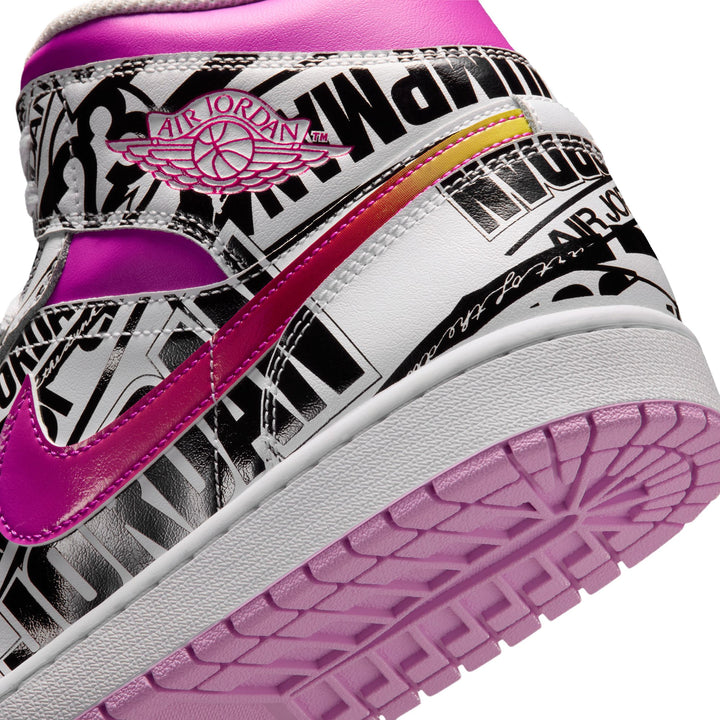 AIR JORDAN 1 MID SE "FIRE PINK"