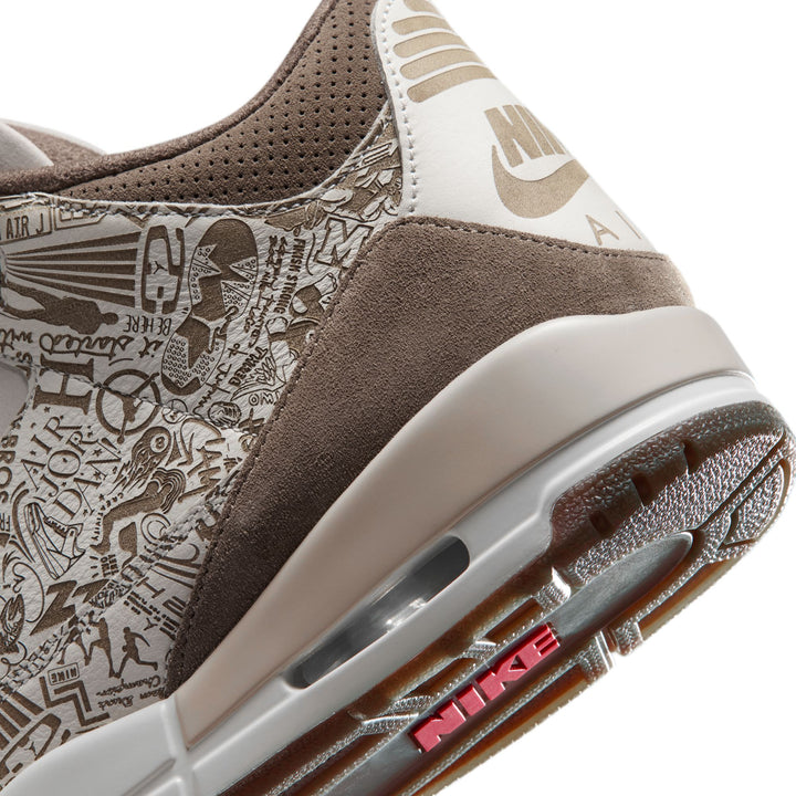 AIR JORDAN 3 RETRO LASER "PHANTOM & PALOMINO"