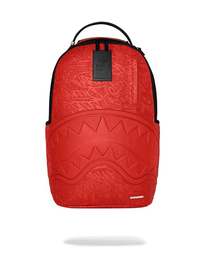JAMES FIRST CLASS  RED BACKPACK