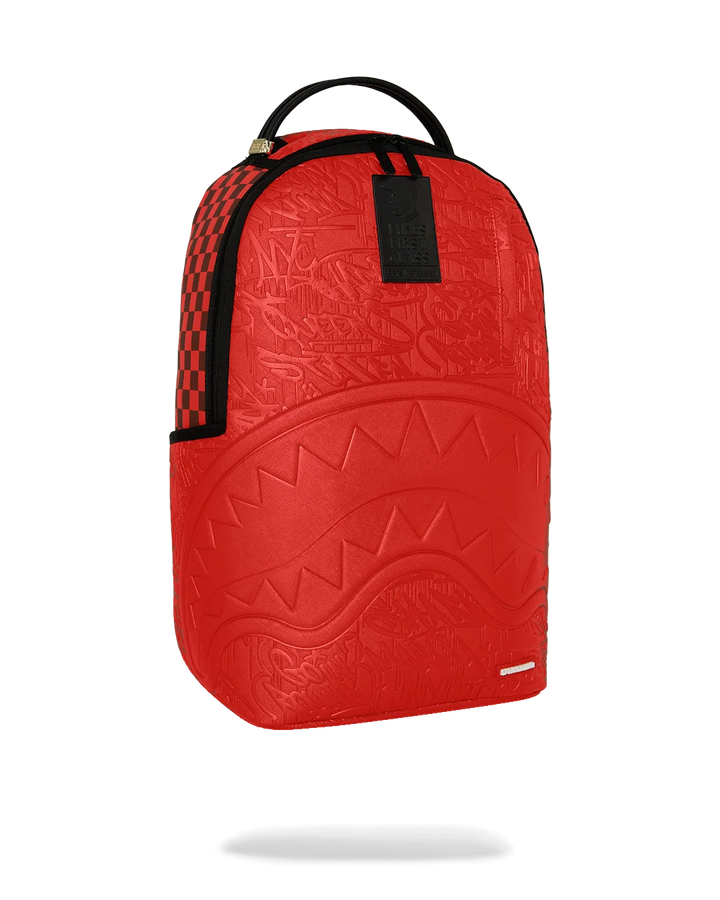 JAMES FIRST CLASS  RED BACKPACK
