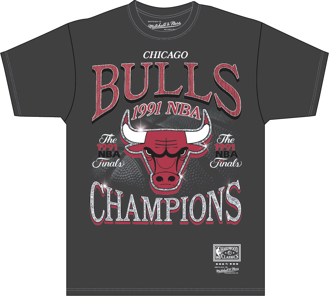 CHICAGO BULLS NBA CHAMPIONS ERA SS TEE HWC BULLS