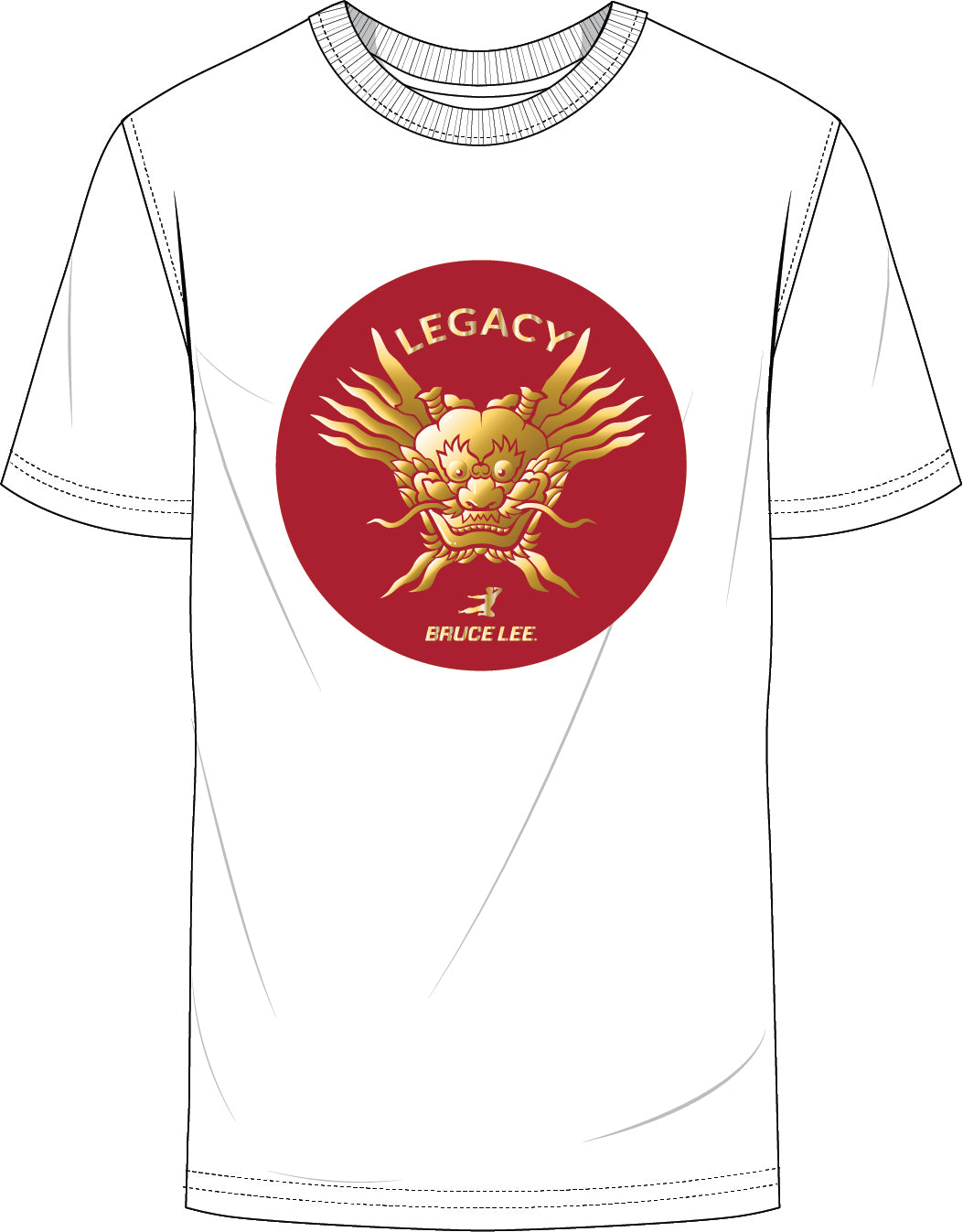 MITCHELL & NESS BRANDED BRUCE LEE LEGACY TEE COLLAB (WHIT)