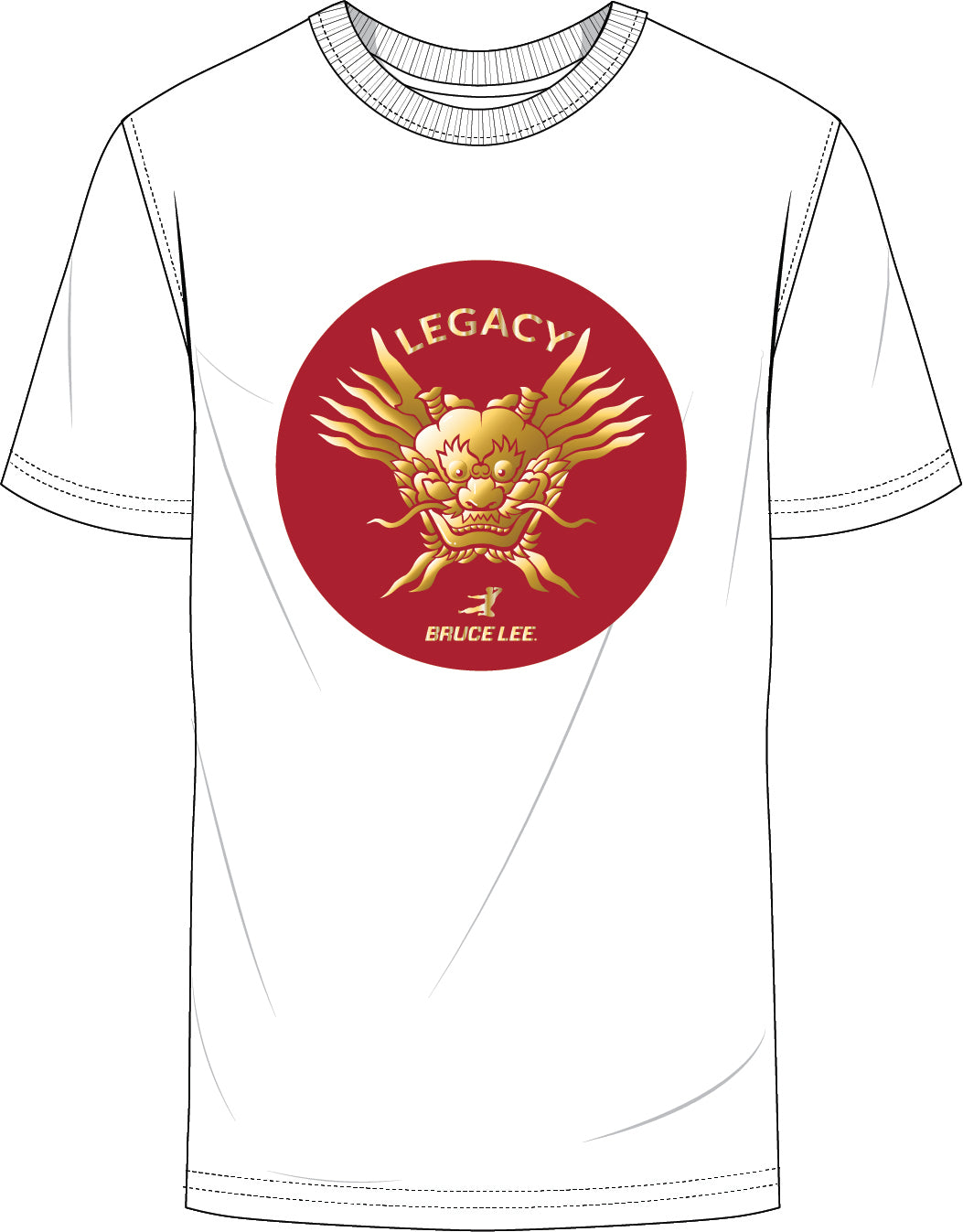 MITCHELL & NESS BRANDED BRUCE LEE LEGACY TEE COLLAB (WHIT)
