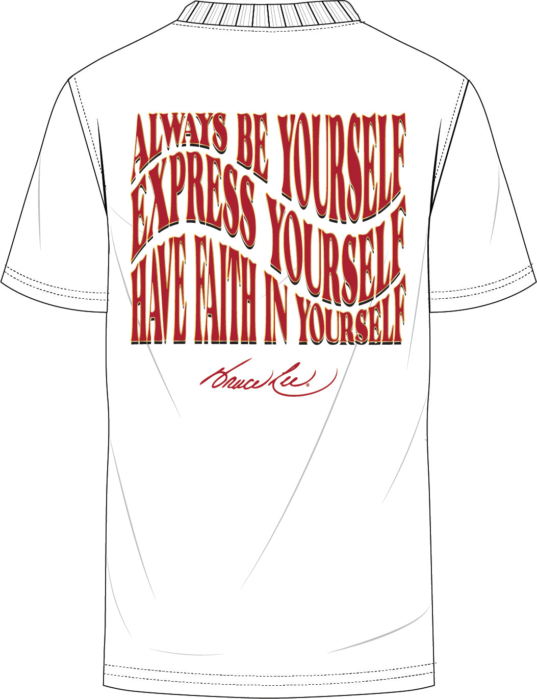 MITCHELL & NESS BRANDED BRUCE LEE LEGACY TEE COLLAB (WHIT)