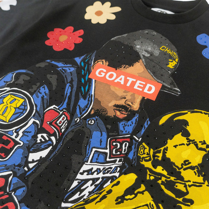 CROP KB GOATED TEE