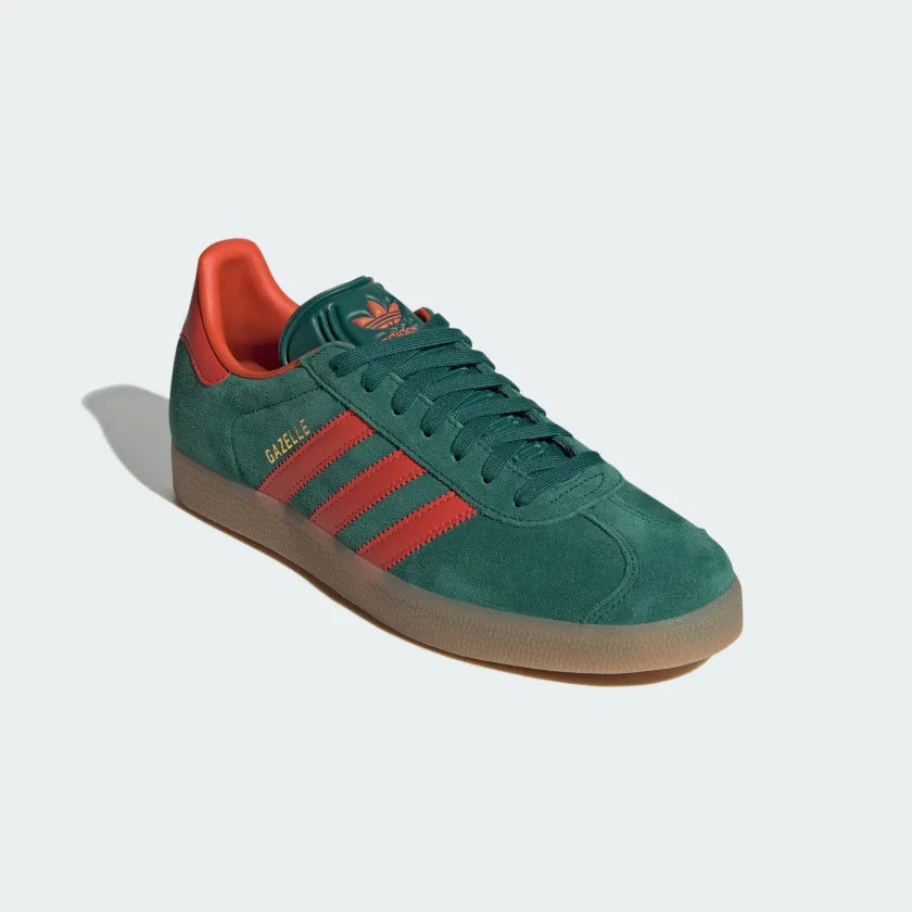 Adidas Gazelle Men's Lifestyle Shoes - Green/Red/Gum