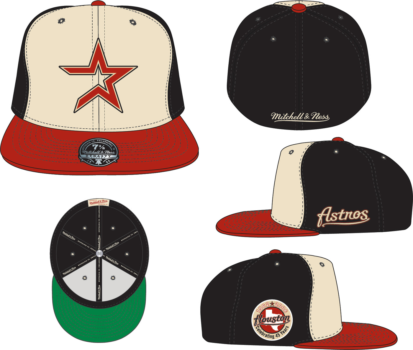 HOUSTON ASTROS COST MLB HOMEFIELD FITTED COOP ASTROS