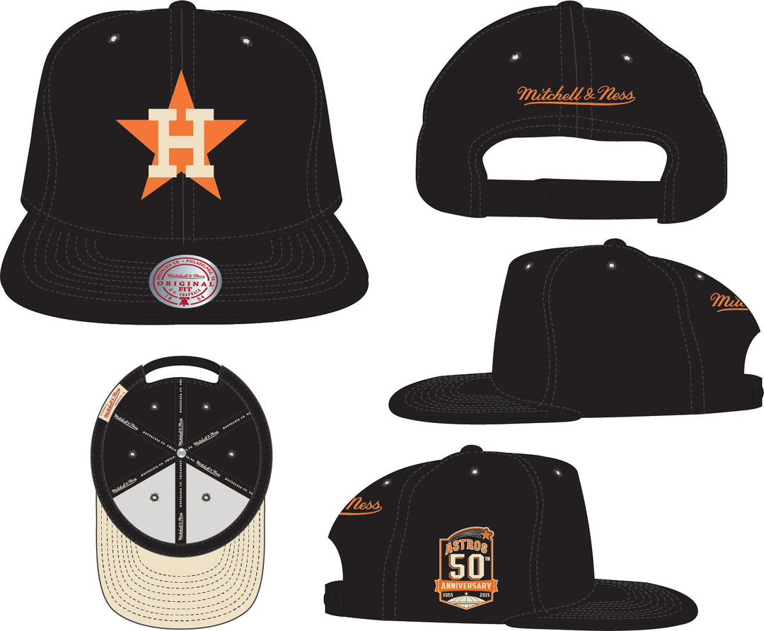 HOUSTON ASTROS MLB TEAM CLASSIC SNAPBACK COOP ASTROS (Black)