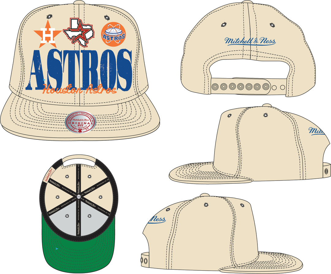 HOUSTON ASTROS MLB REFRAME RETRO SNAPBACK COOP ASTROS (OFWH)