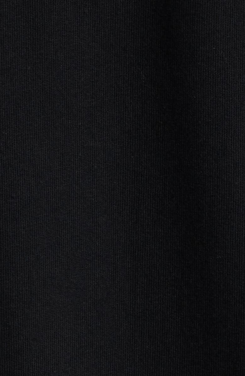 Solid black color and material swatch