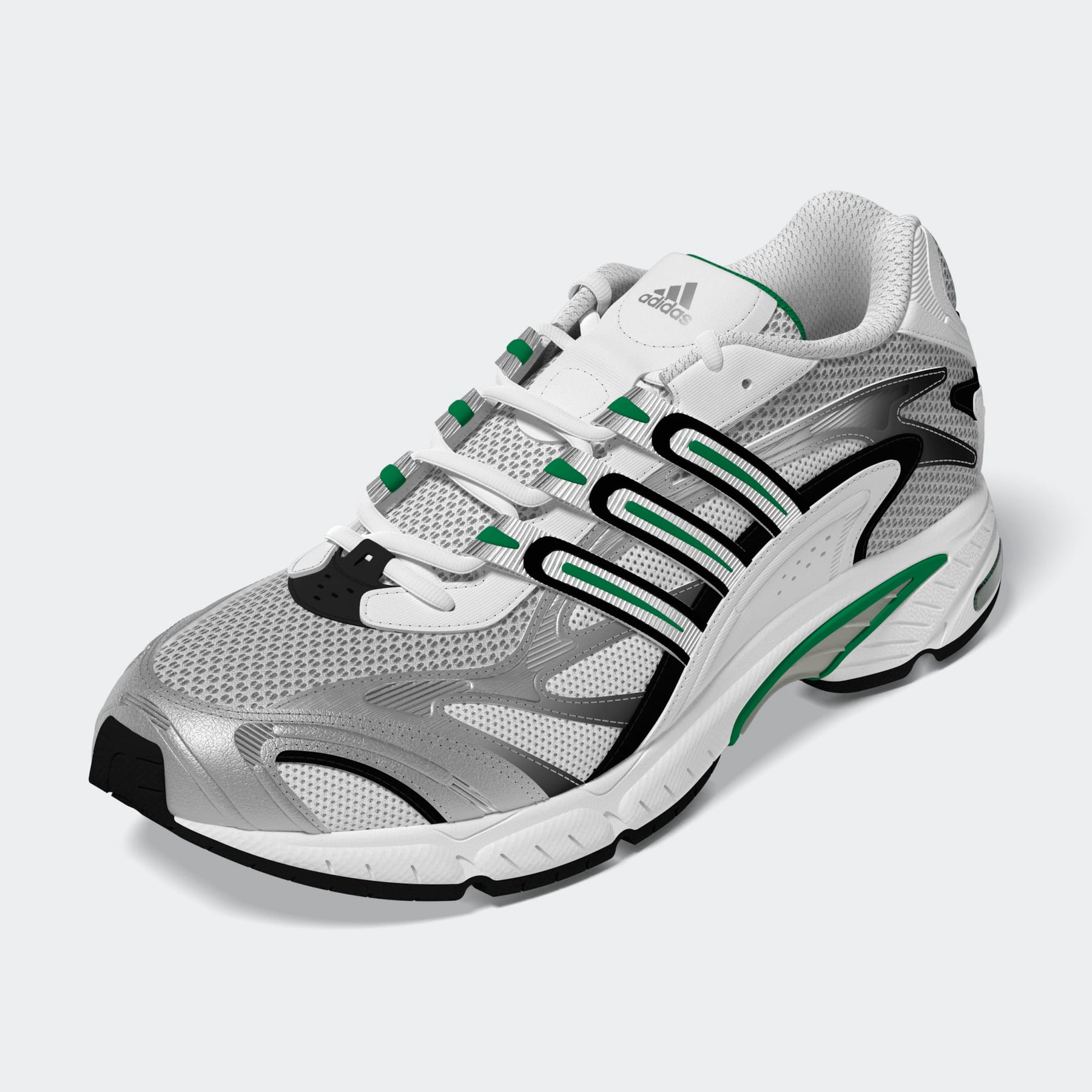 adidas Temper Run 2 - White/Green/Black Active Athlete 88 adidas Temper Run 2 - White/Green/Black Active Athlete 88