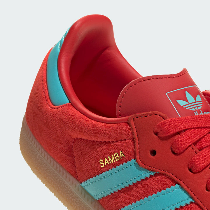 adidas SAMBA OG "RED PULSE AQUA"