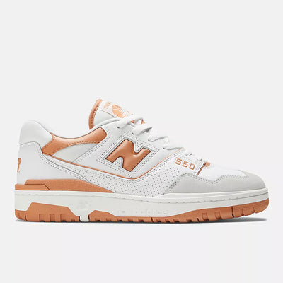New Balance 550 Men’s Shoe (White/Brown)