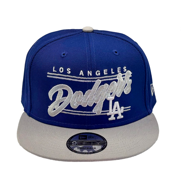 LA DODGERS 9FIFTY TEAM SCRIPT SNAPBACK