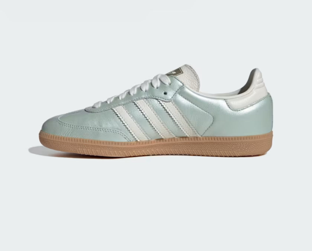 adidas Samba OG Linen Green Metallic (Women's) adidas Samba OG Linen Green Metallic (Women's)