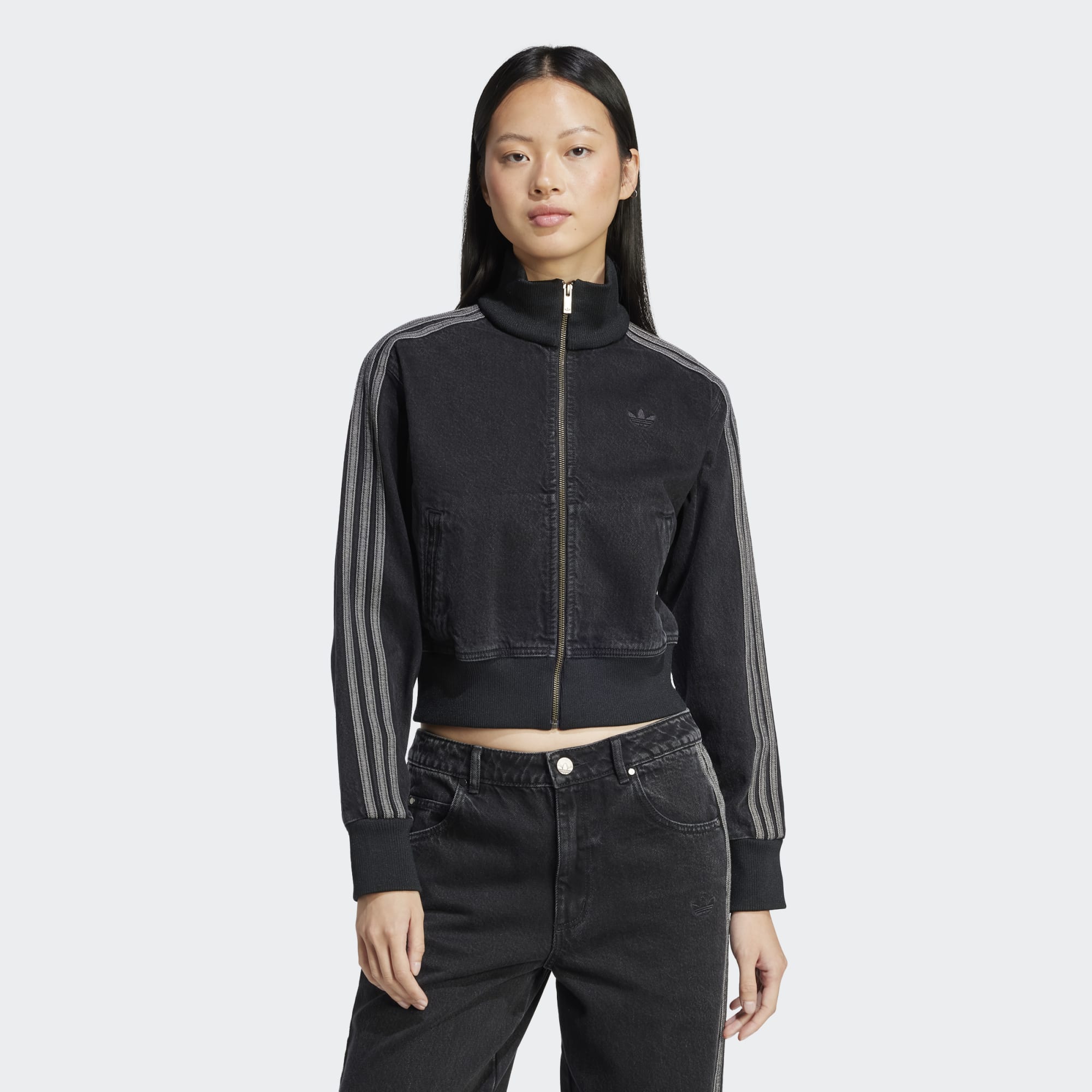 adidas Women's Adicolor Denim Track Top – Active Athlete 88