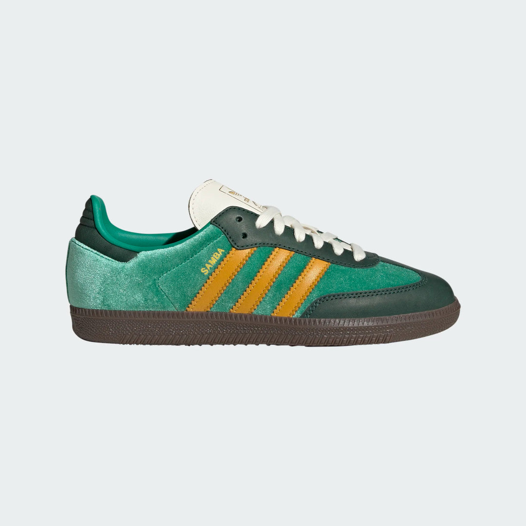 ADIDAS SAMBA OG W - GREEN VELVET Active Athlete 88 ADIDAS SAMBA OG W - GREEN VELVET Active Athlete 88
