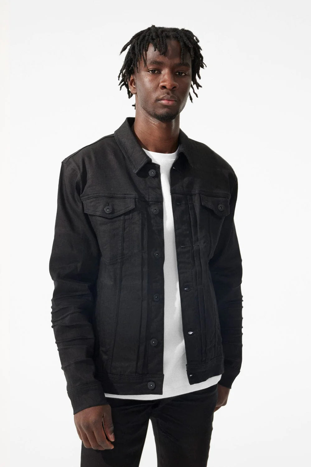 GAUCHO DENIM TRUCKER JACKET (Black)