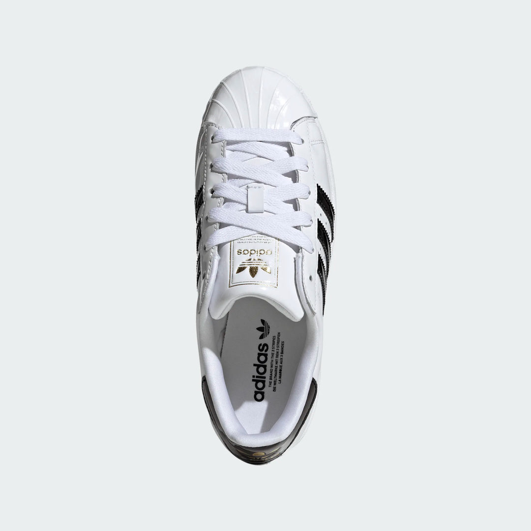 SUPERSTAR II W FTWWHT/CBLACK/GOLDMT