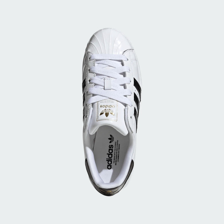 SUPERSTAR II W FTWWHT/CBLACK/GOLDMT