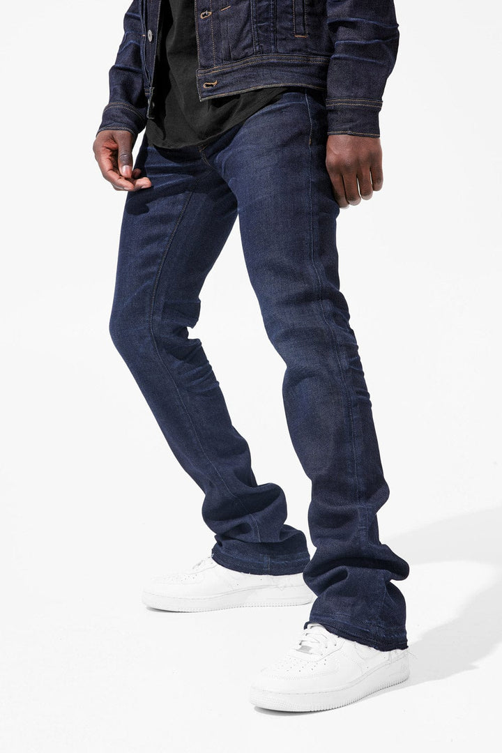 MARTIN STACKED - GAUCHO DENIM