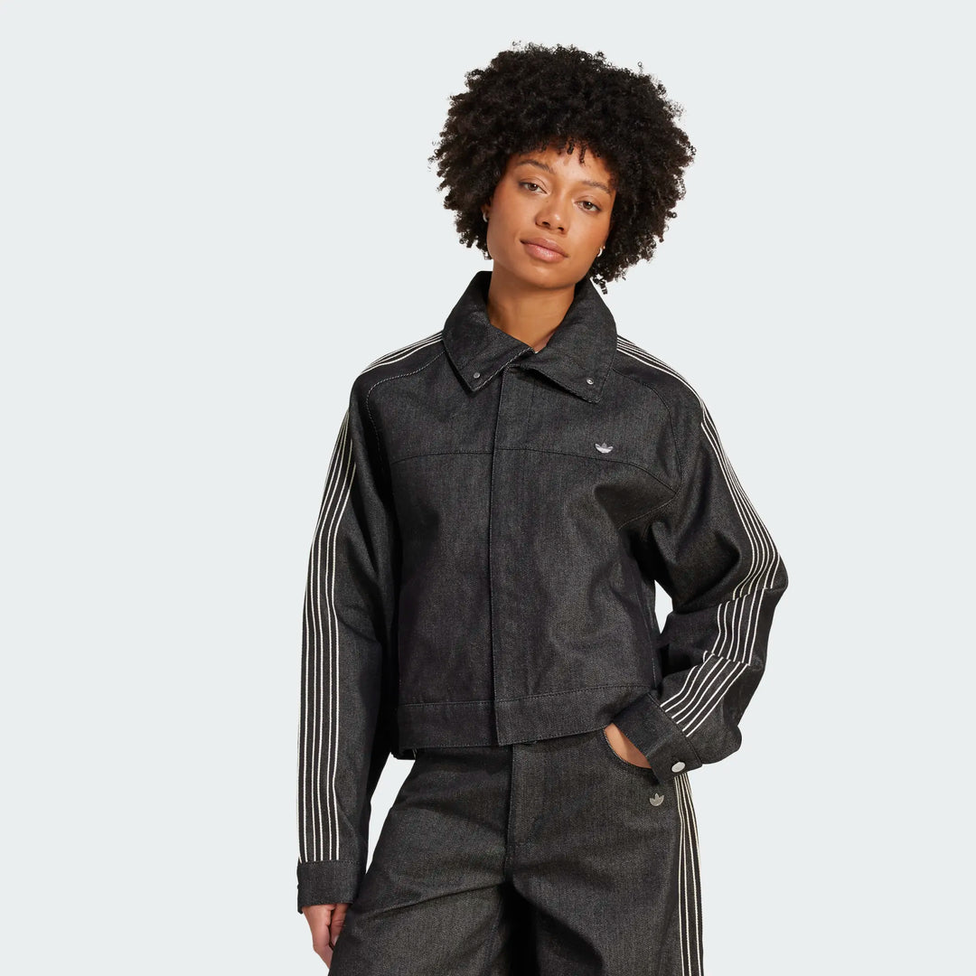 3 STRIPES PREMIUM ESSENTIALS DENIM JACKET – Active Athlete 88