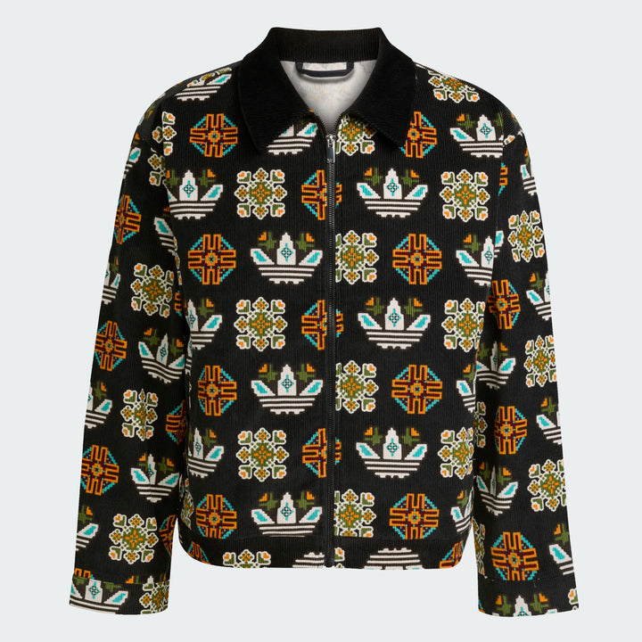 TREFOIL MONOGRAM ALLOVER COACH JACKET
