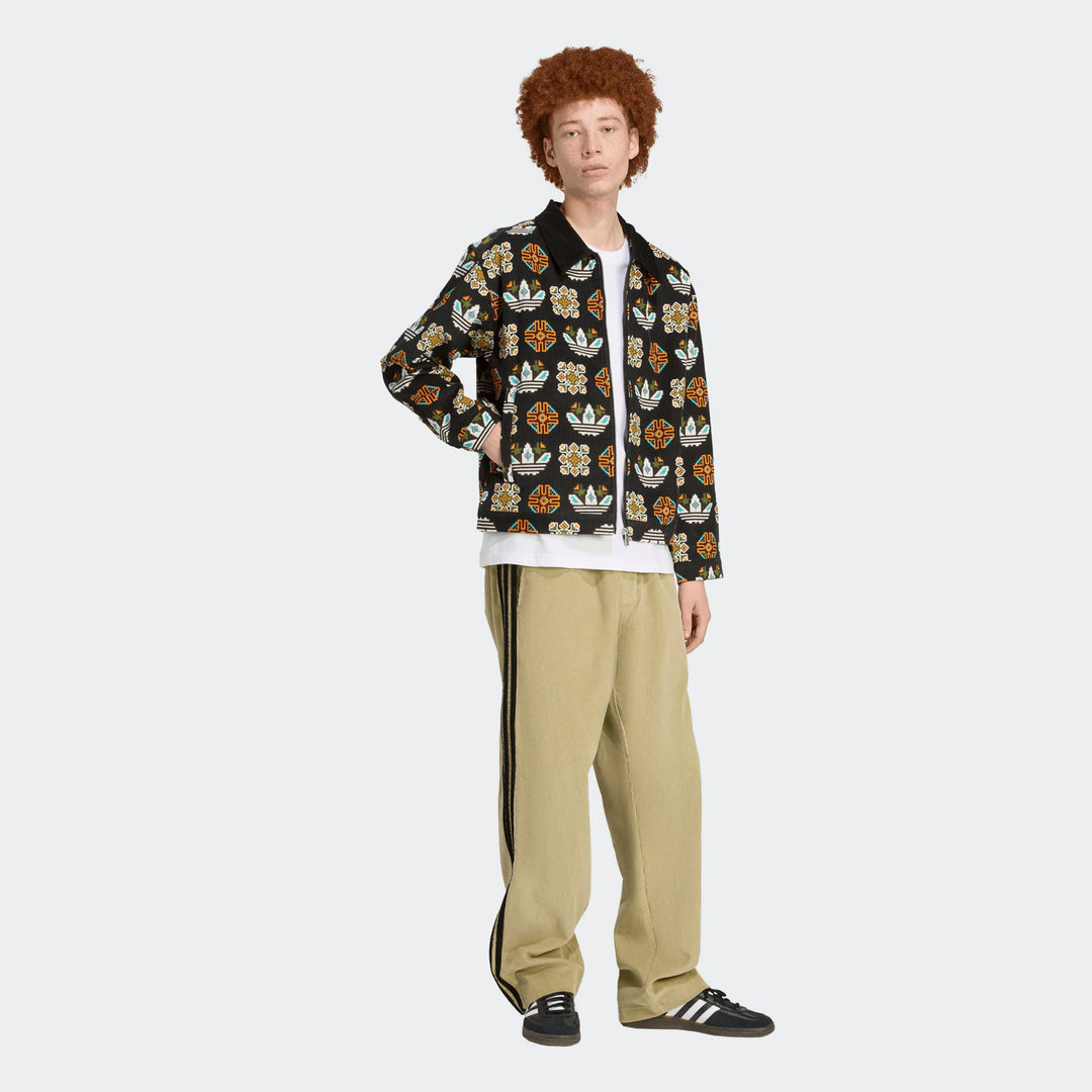 TREFOIL MONOGRAM ALLOVER COACH JACKET