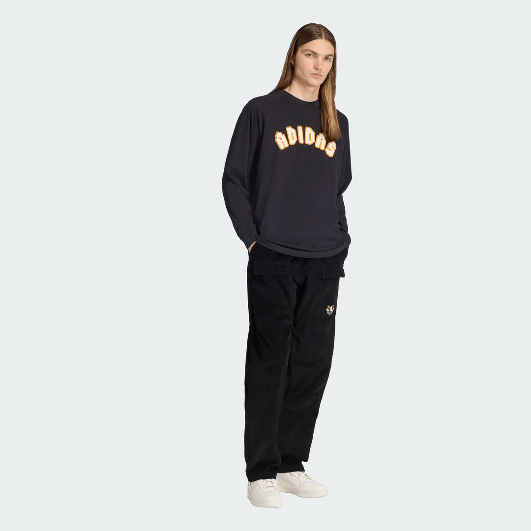 GRAPHIC LOGO L/S TEE "BLACK"