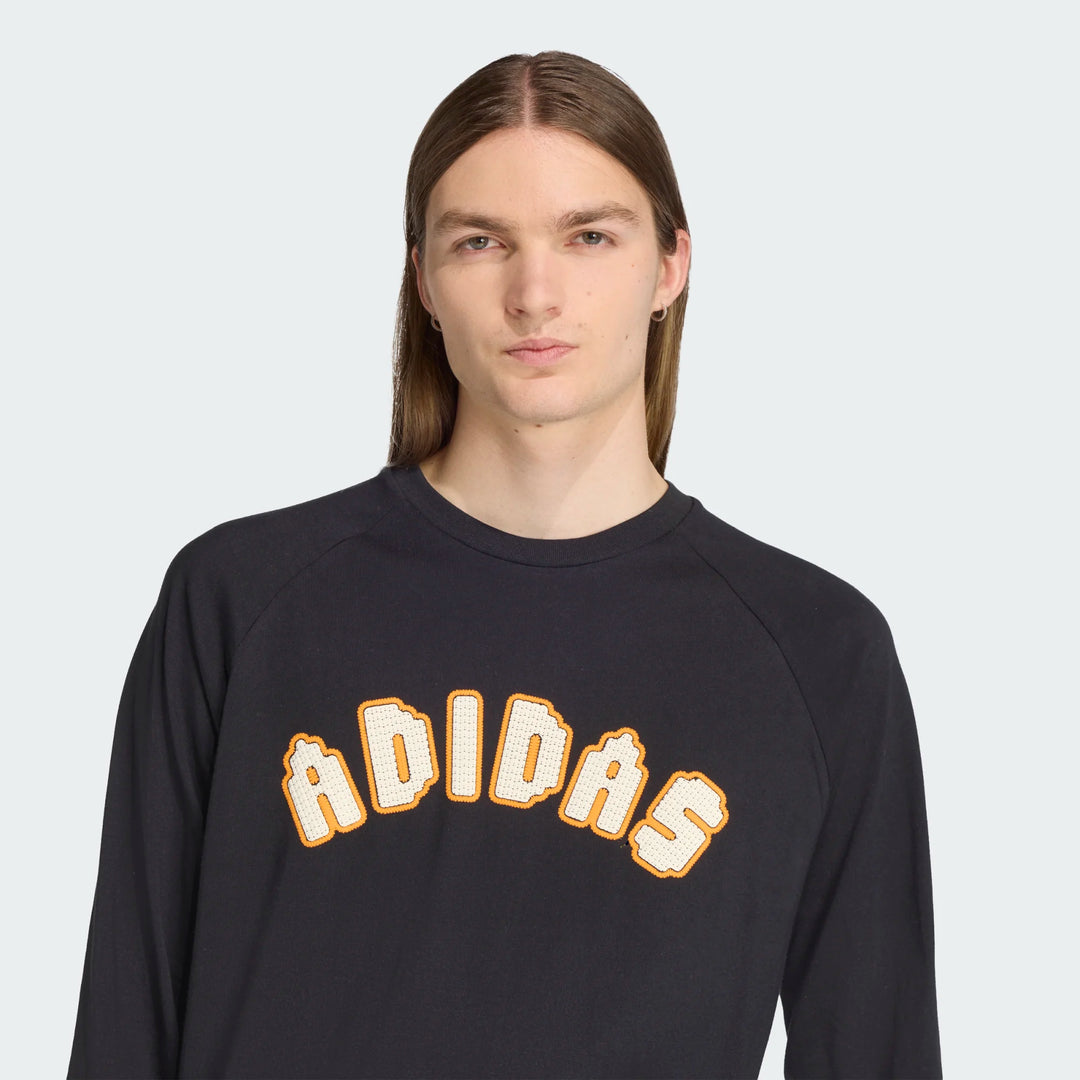 GRAPHIC LOGO L/S TEE "BLACK"
