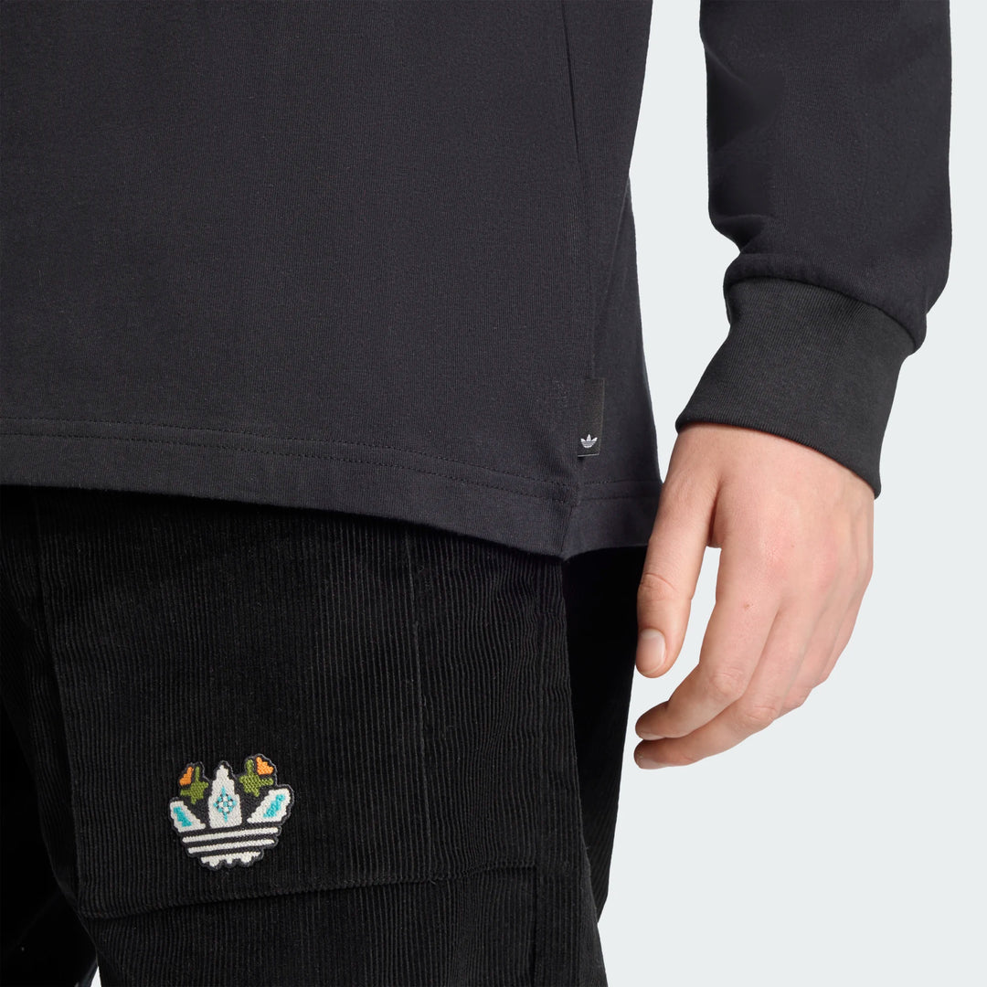GRAPHIC LOGO L/S TEE "BLACK"