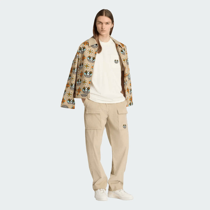 TREFOIL MONOGRAM LOGO PANT "TRACE KHAKI"