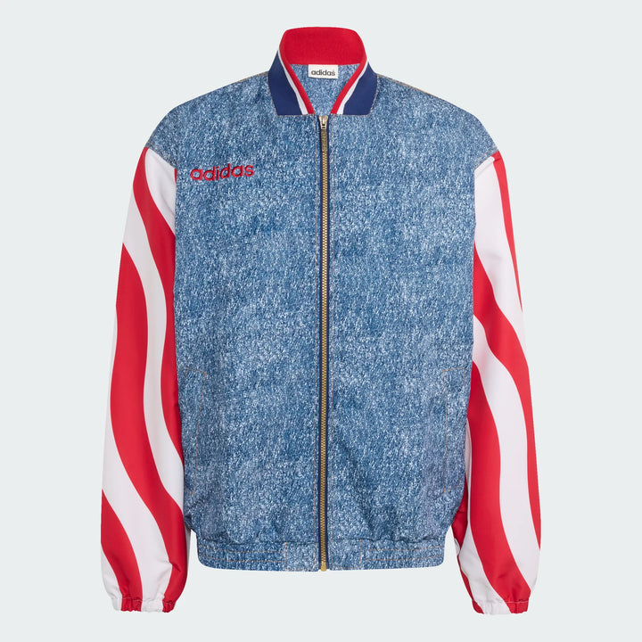 adidas USA DENIM GRAPHIC TRACK TOP