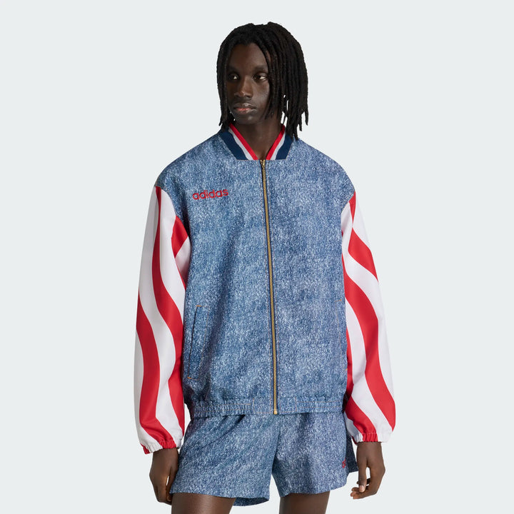 adidas USA DENIM GRAPHIC TRACK TOP