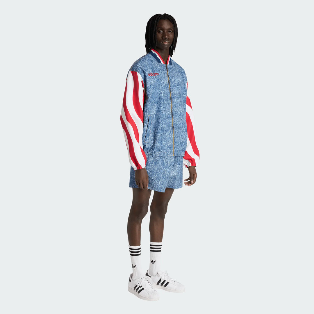 adidas USA DENIM GRAPHIC TRACK TOP