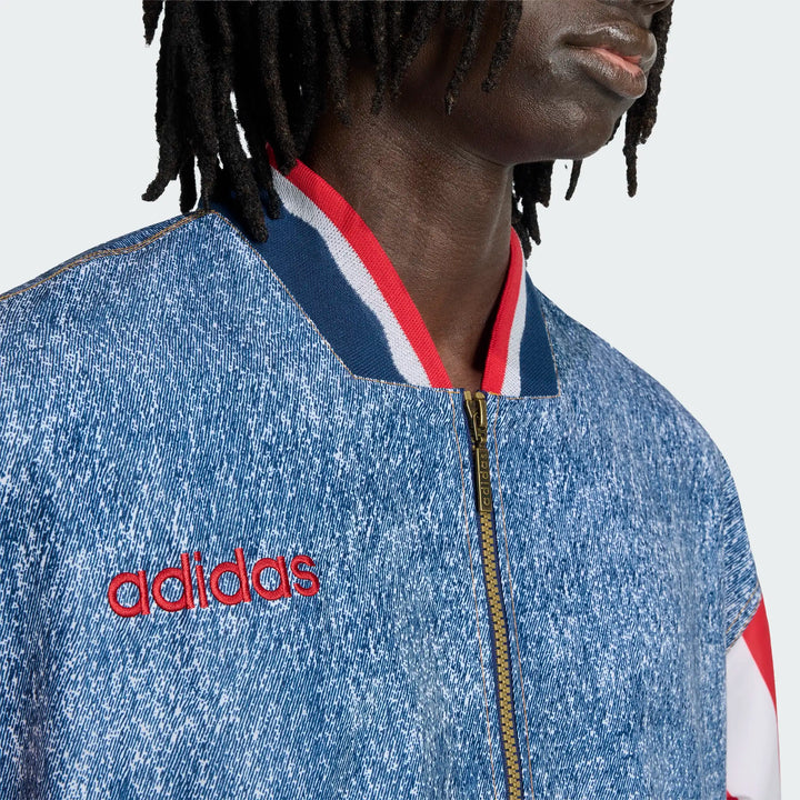 adidas USA DENIM GRAPHIC TRACK TOP