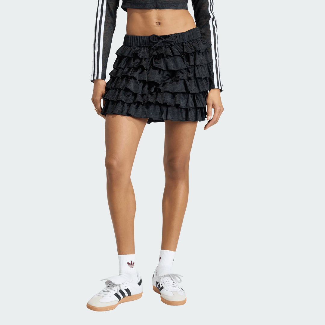 adidas LACE RUFFLE MINI SKIRT