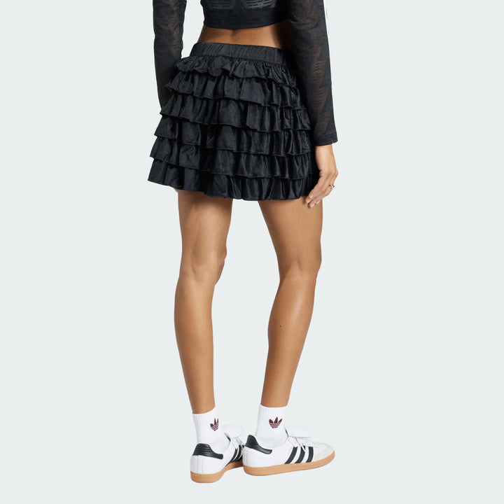 adidas LACE RUFFLE MINI SKIRT