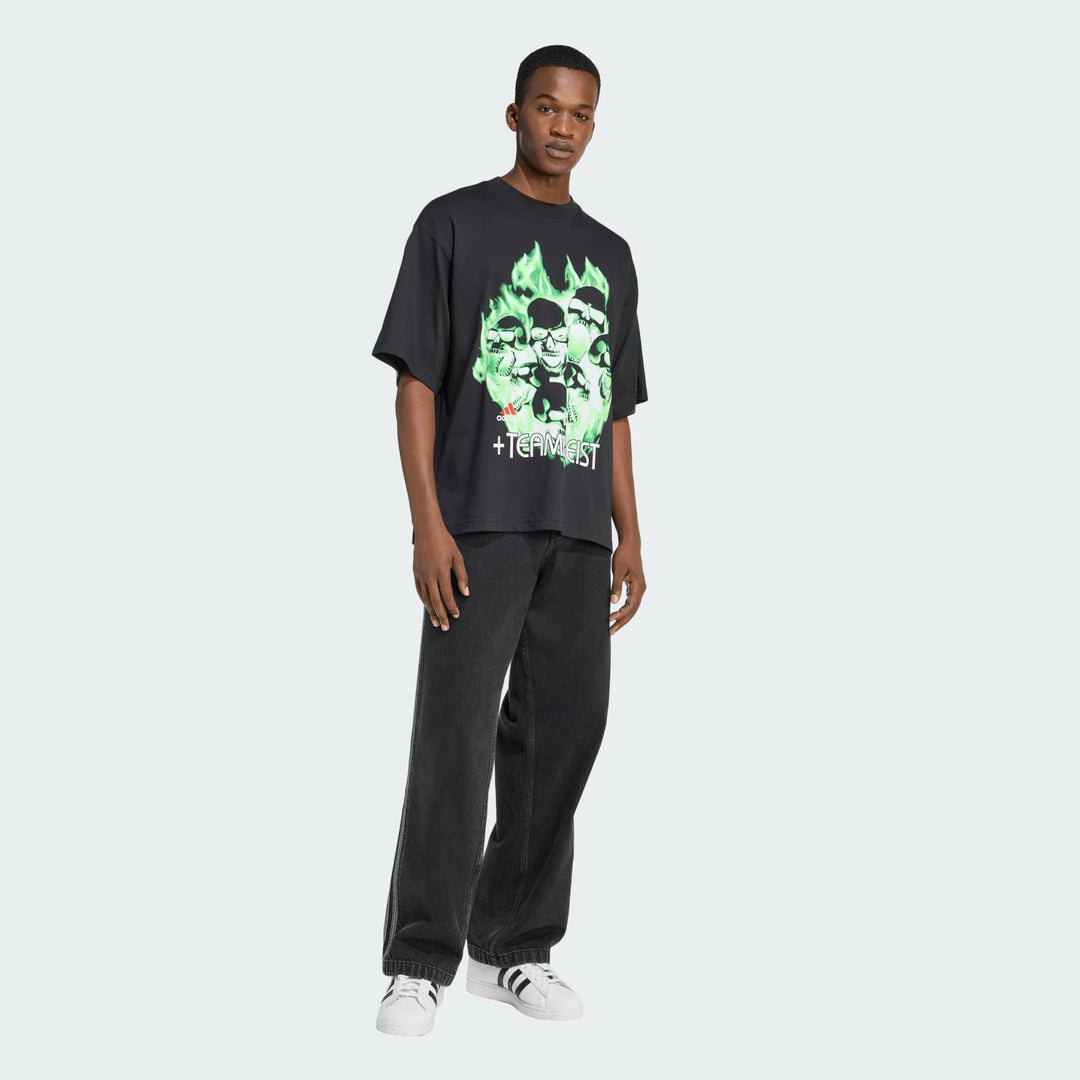 ADIDAS ORIGINALS TEAMGEIST SKELETON ILLUSTRATED TEE