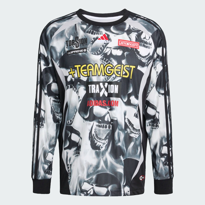 ALLOVER SKELETON PRINT L/S JERSEY